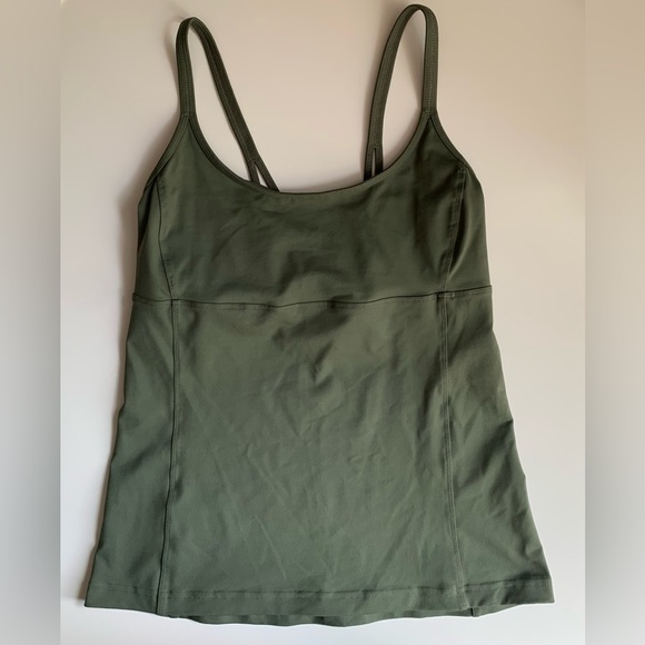 Alo Yoga Lotus Tank Jungle Green - Picture 2 of 7
